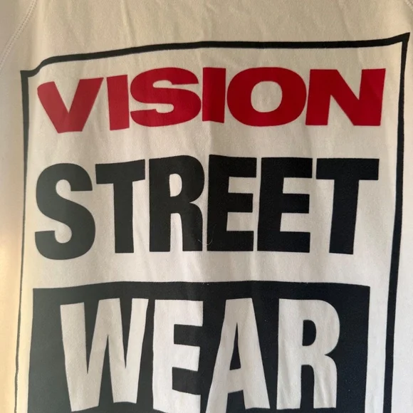 Vintage Vision Street ear Fleece Crew neck Sweatshirt - Picture 3 of 4